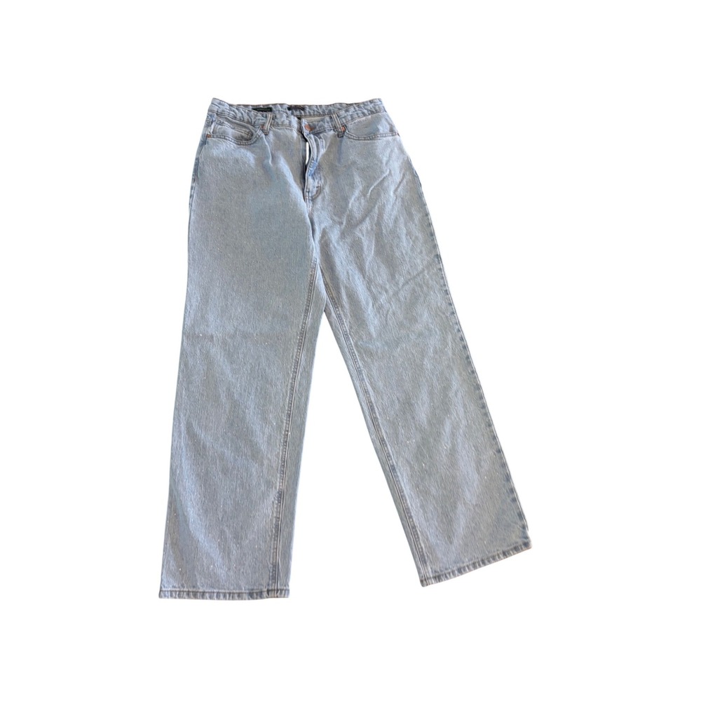 Wild Fable light wash 12 90s Relaxed Straight- Glitter Shimmer Denim Jeans- NWOT